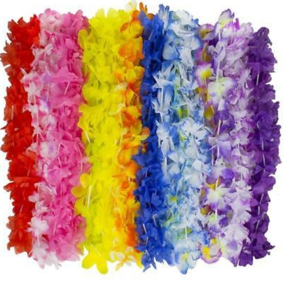 Tropical Hawaiian Luau Leis Jumbo Party Bag